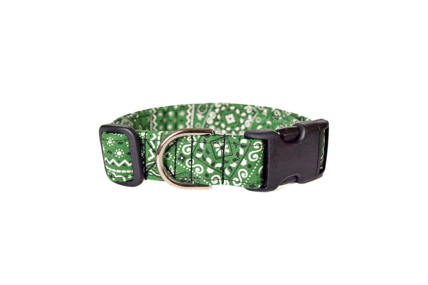 Hunter green dog outlet collar