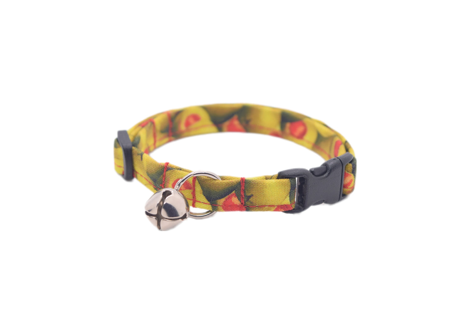 Olive green cat store collar