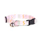 Pastel Pink Cat Collar - Pink Easter Breakaway Cat Collar - Handmade by Kira's Pet Shop